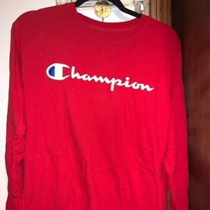 CHAMPION | red long sleeve